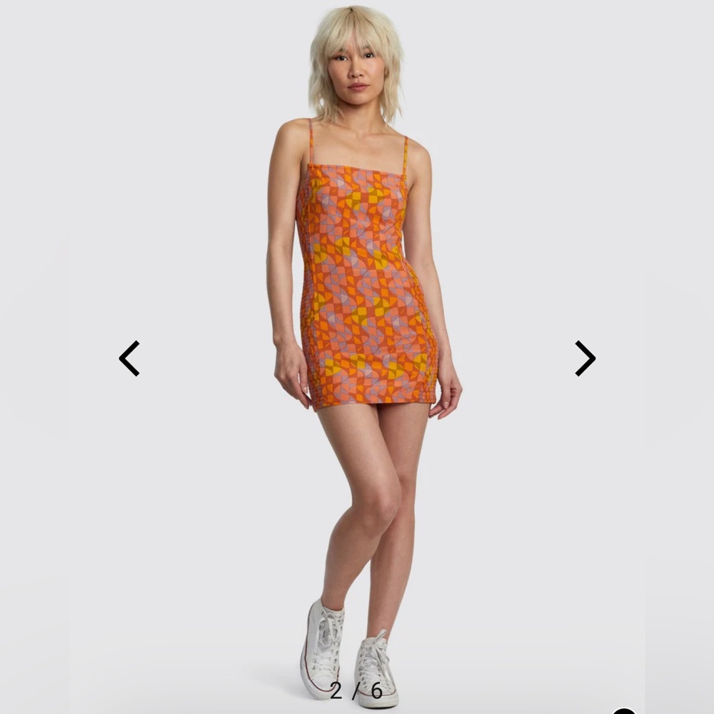 RVCA United Bodycon Dress - Sandalwood